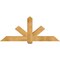 Ekena Millwork Kennewick Rough Sawn Timber Gable Bracket, Western Red Cedar, 72"W x 30"H x 6"D x 6"F, 10/12 Pitch GBW072X30X0606KEN00RWR - alternate 1